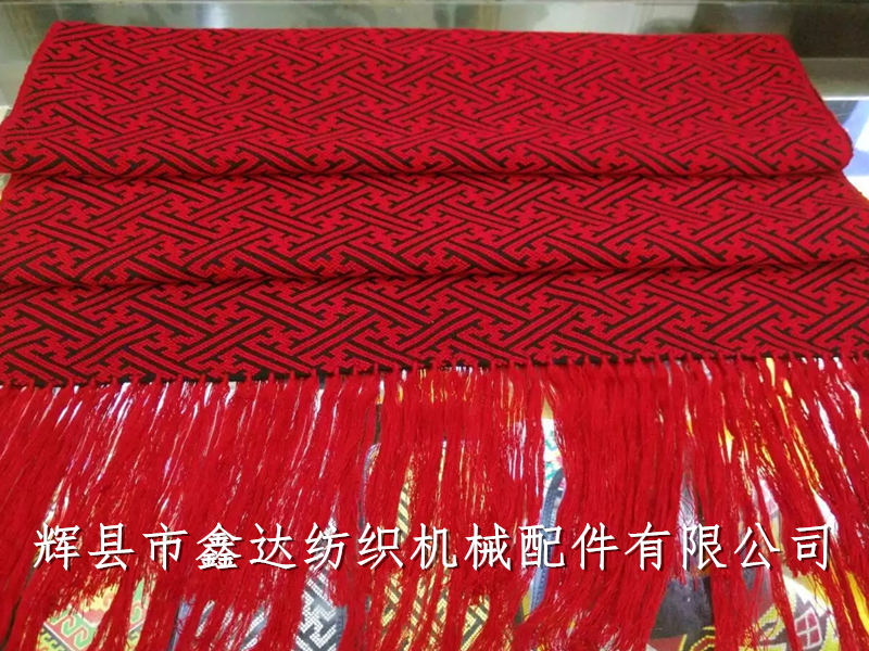 小型織布機(jī)織錦成品