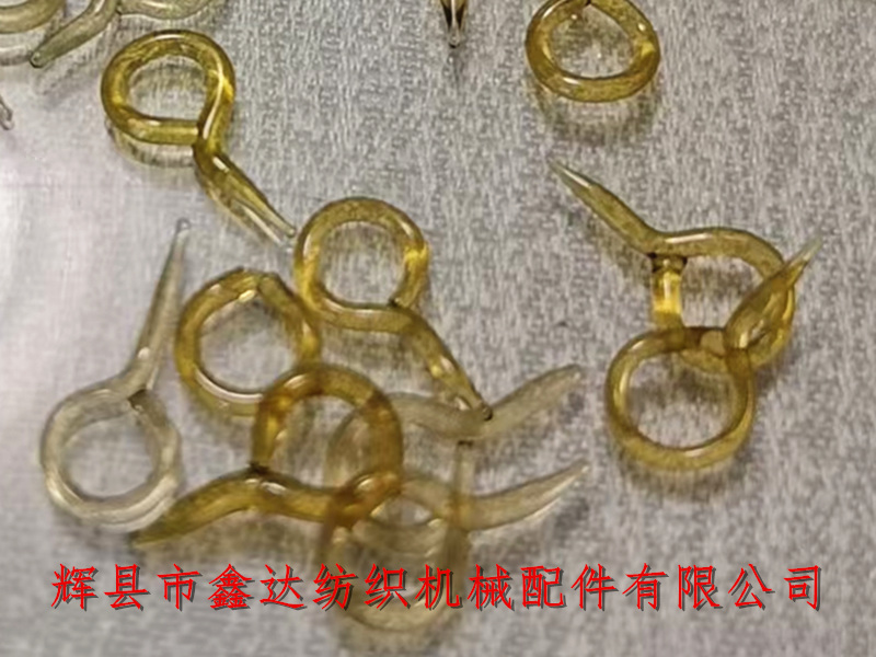 Glass material yarn guide ring Ribbon shuttle accessory with handle glass ring